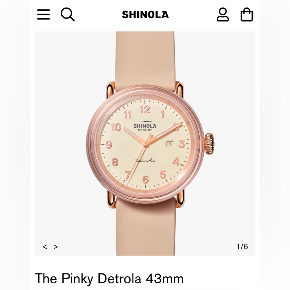 Shinola The Pinky Detrola Watch